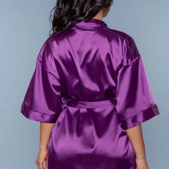 Purple Rain Getting Ready Robe - Picture 3 of 3